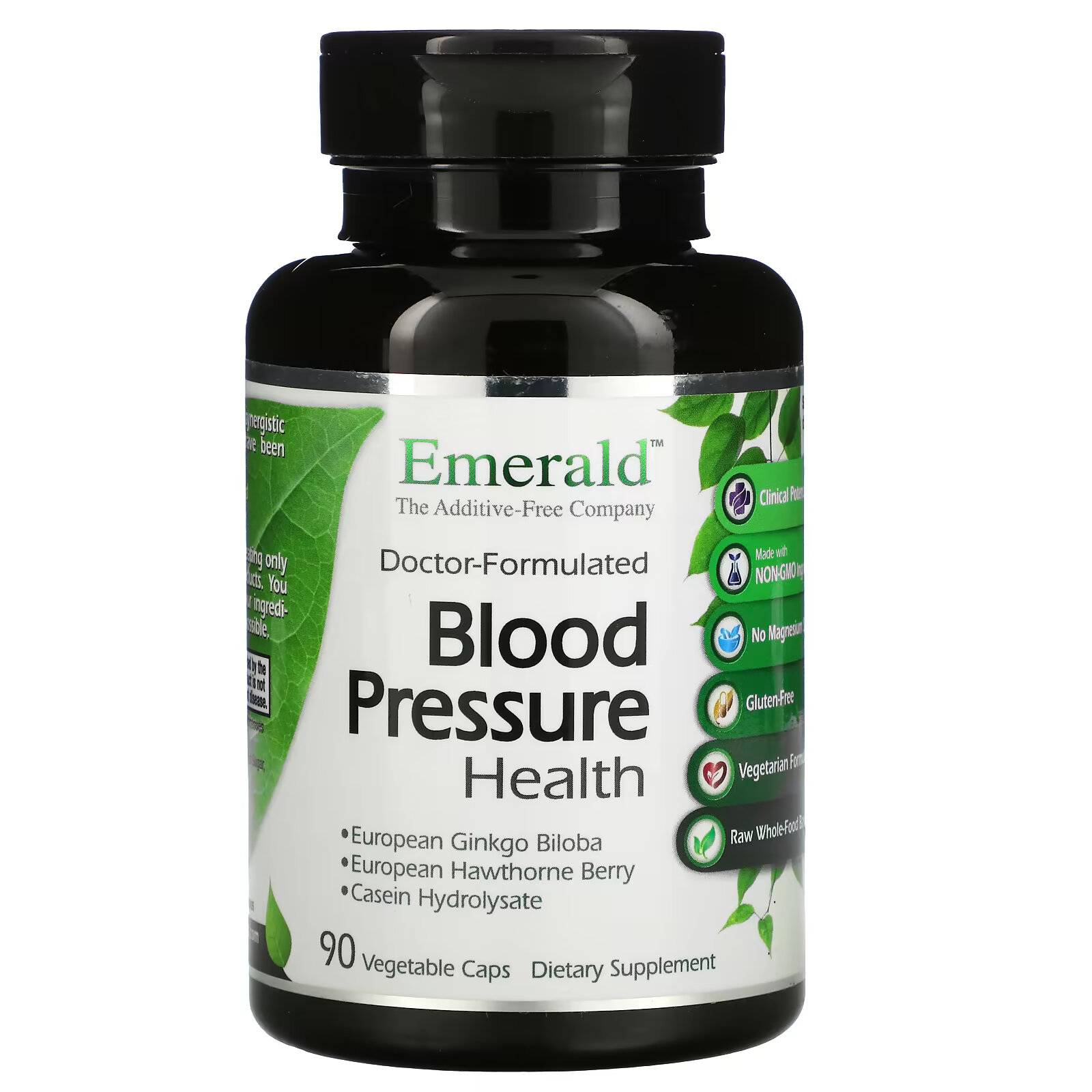 Emerald Laboratories, Нормальное кровяное давление, 90 вегетарианских капсул panaseus железо нормальное 50 капсул
