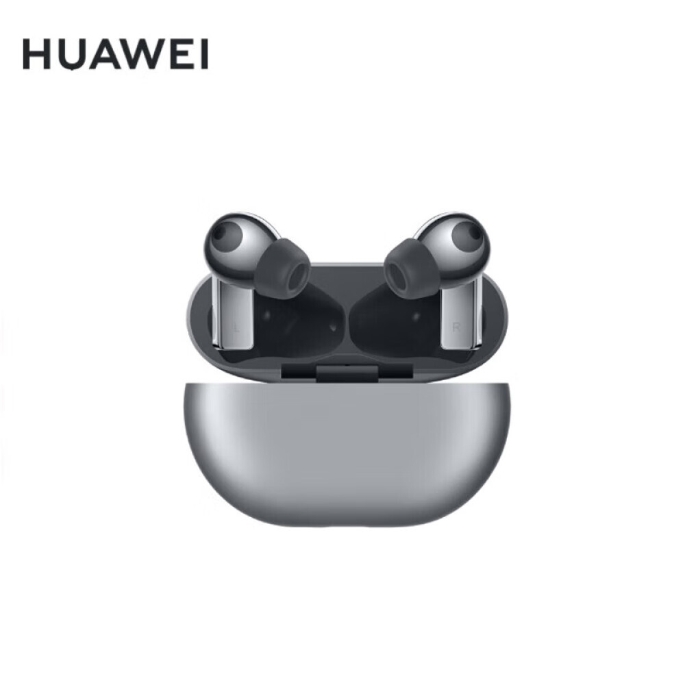 

Беспроводные наушники HUAWEI FreeBuds Pro с активным шумоподавлением и беспроводной зарядкой с двойным подключением, серебристый