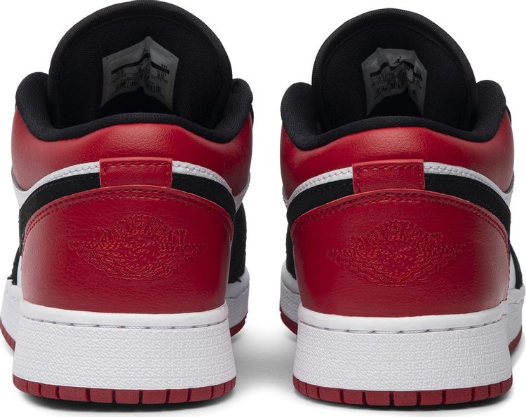 Nike air jordan 1 low black toe discount gs