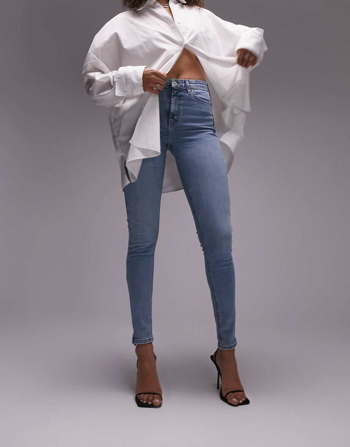 

Выбеленные джинсы Topshop Tall Jamie