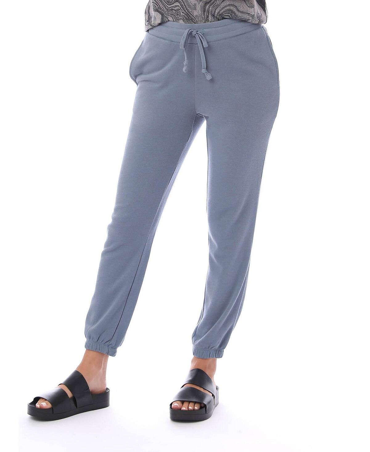 

Женские классические спортивные штаны из ткани френч терри Macy's, мульти, Серый