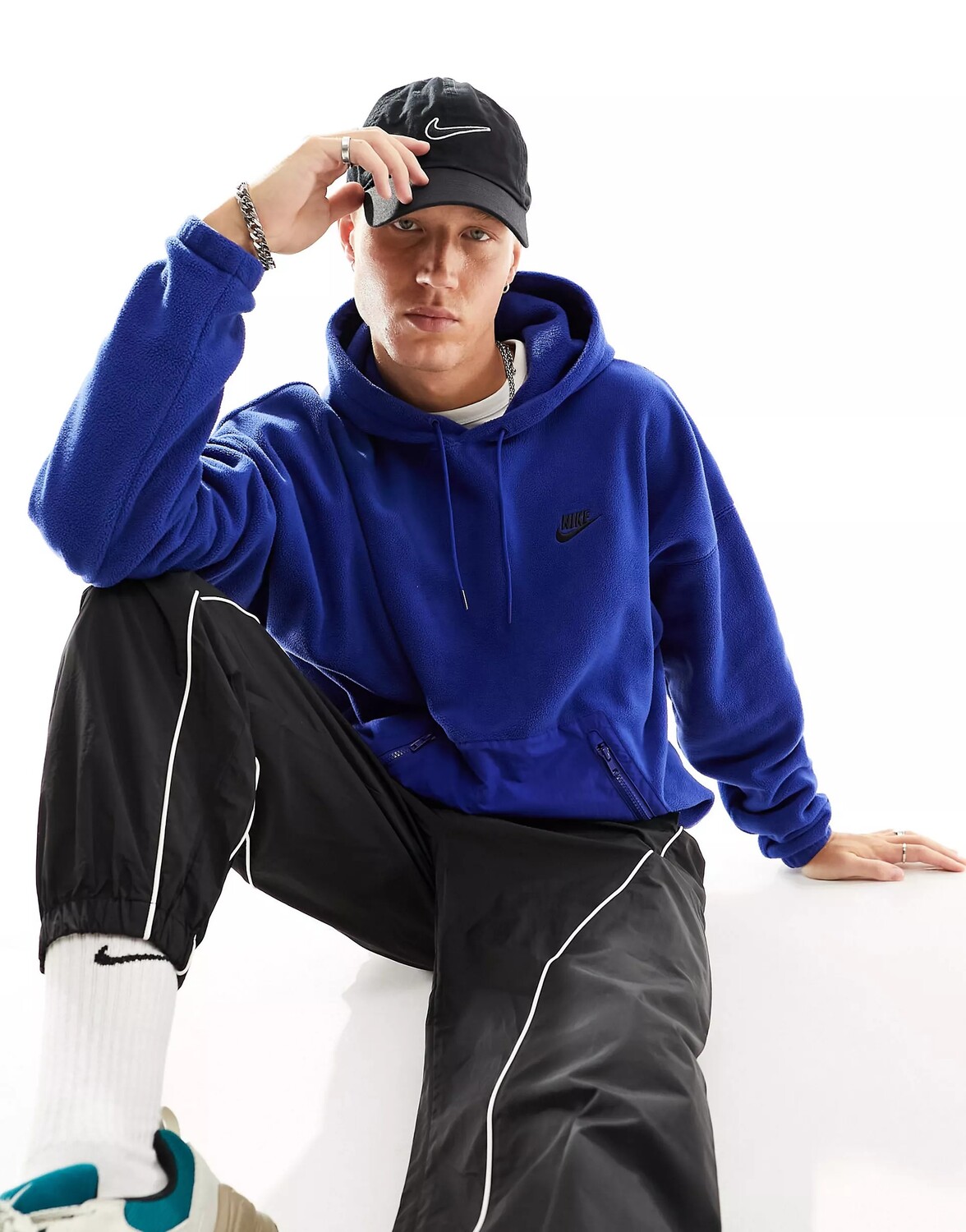 

Толстовка Nike Club Polar Fleece, синий