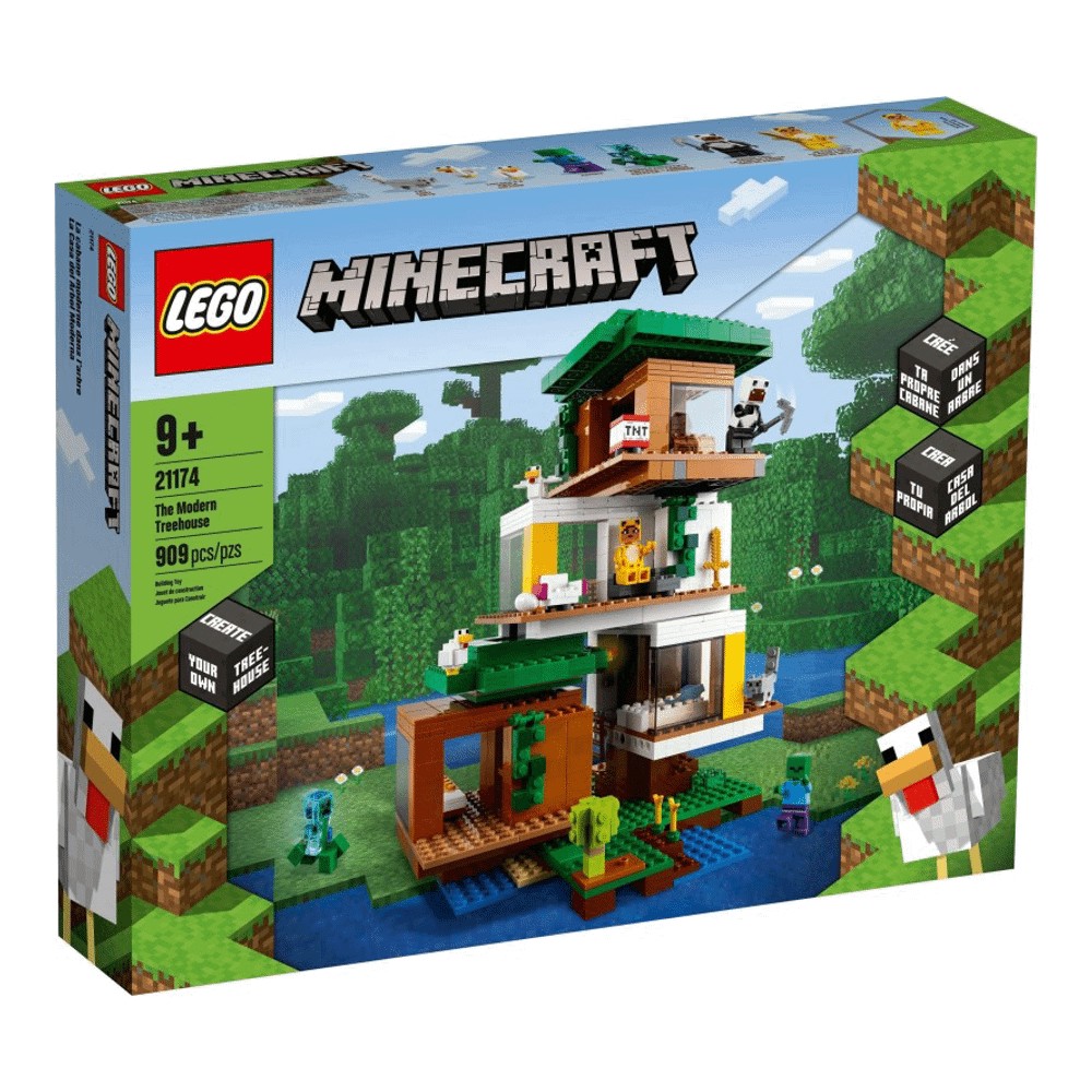Конструктор LEGO Minecraft 21174 Современный домик на дереве конструктор lego disney 43215 волшебный домик на дереве