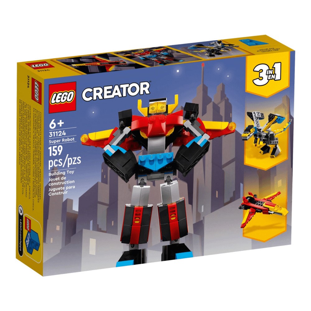 Конструктор LEGO Creator 31124 Суперробот конструктор lego creator 31132 корабль викингов мидгард вазы