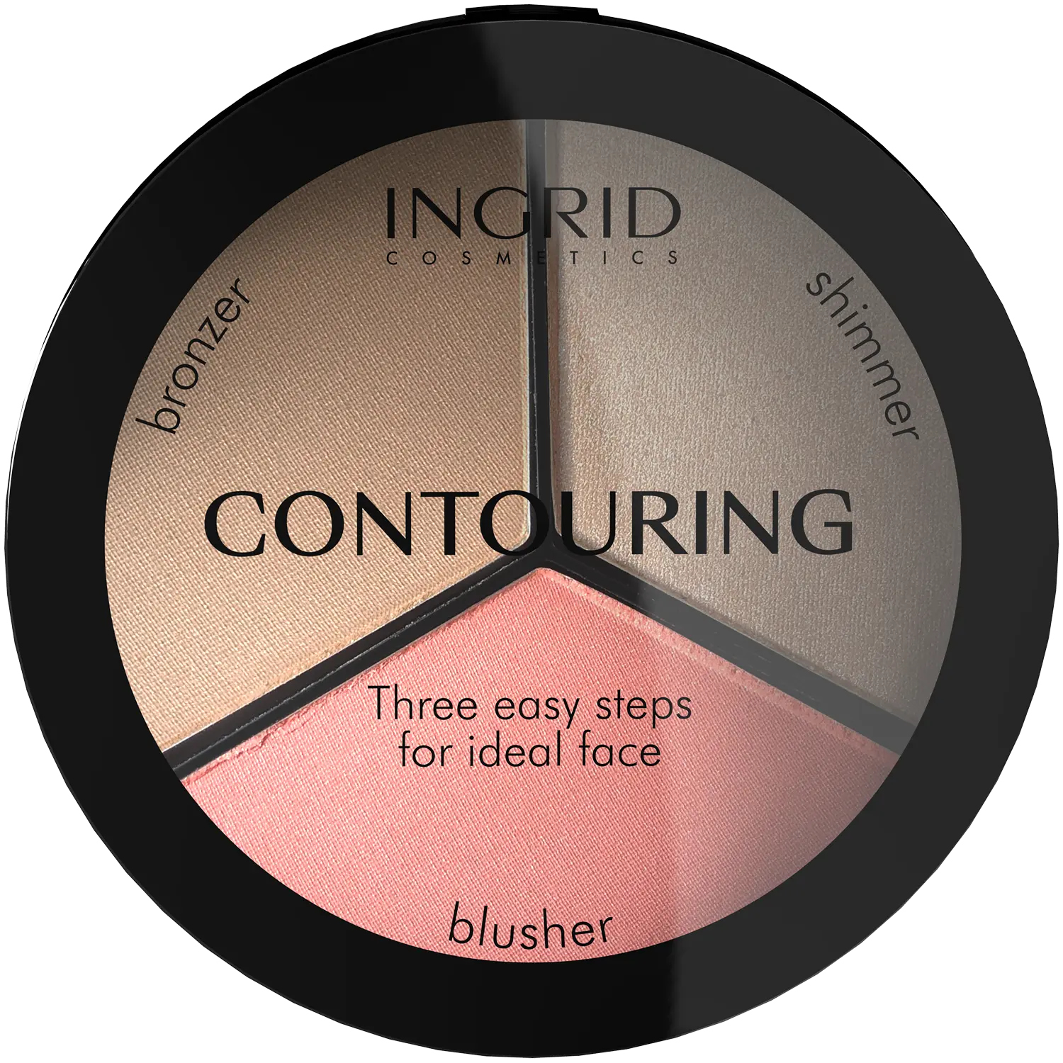 

Ingrid Ideal Face Contouring палетка в камне для контуринга лица, 19 г