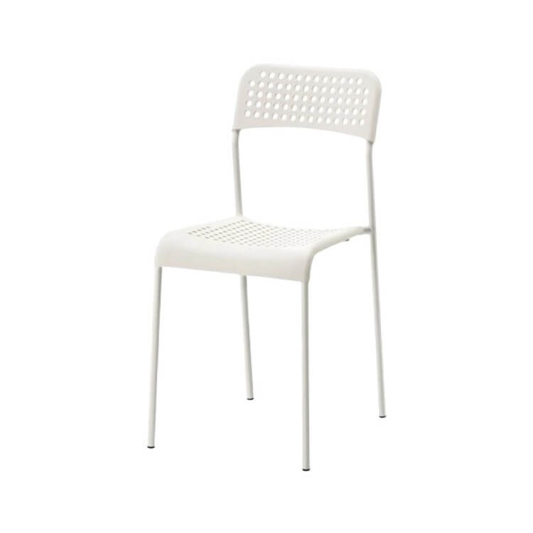 Стул Ikea Adde, белый стул ikea ronninge зеленый