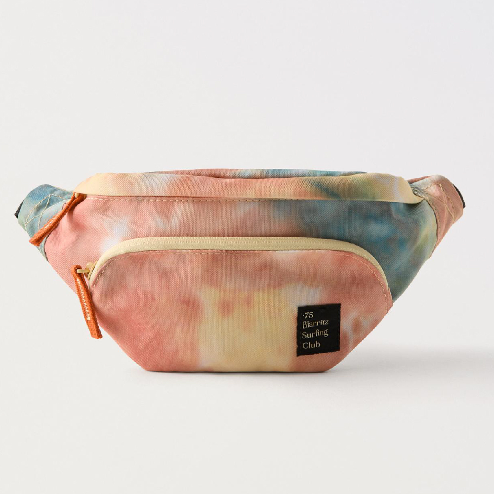 Сумка Zara Tie-dye Belt, мультиколор рубашка с принтом tie dye zara мультиколор