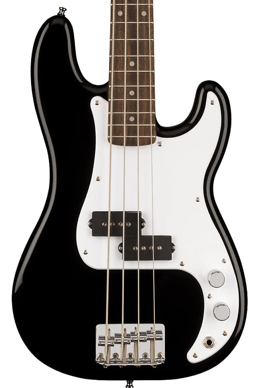 Fender Squier Mini Precision Bass, накладка на гриф Laurel — черный