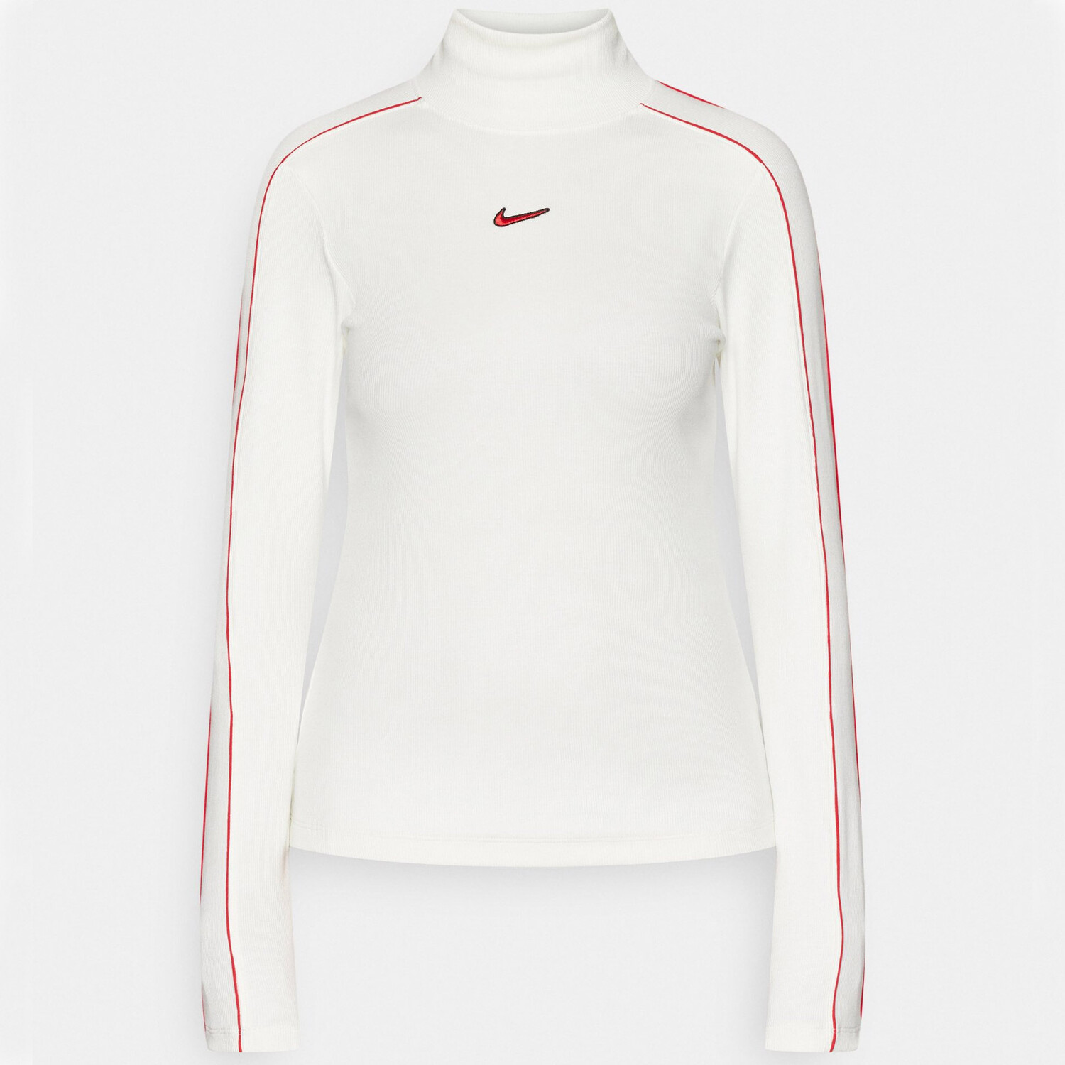 

Лонгслив Nike Sportswear Mock, белый/красный