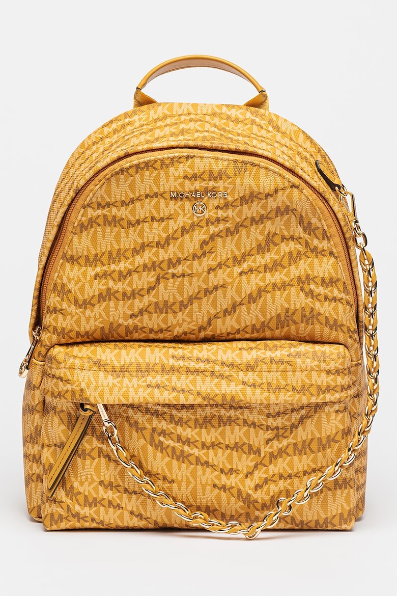 

Рюкзак Slater из экокожи с логотипом Michael Kors, оранжевый