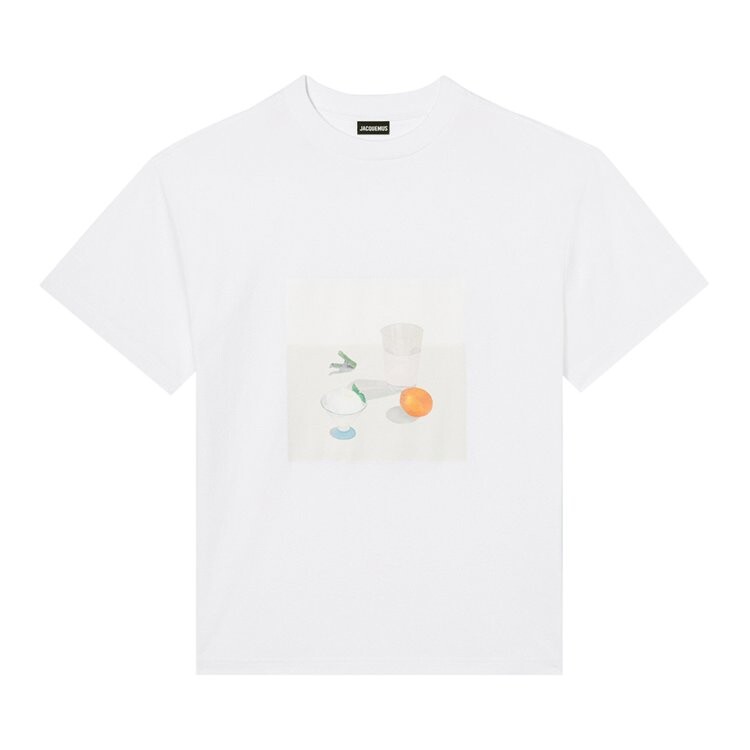

Футболка Jacquemus Le T-Shirt Tableau 'White', белый