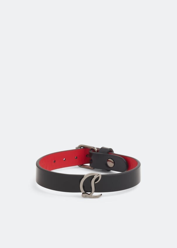 

Браслет CHRISTIAN LOUBOUTIN CL Logo bracelet, черный