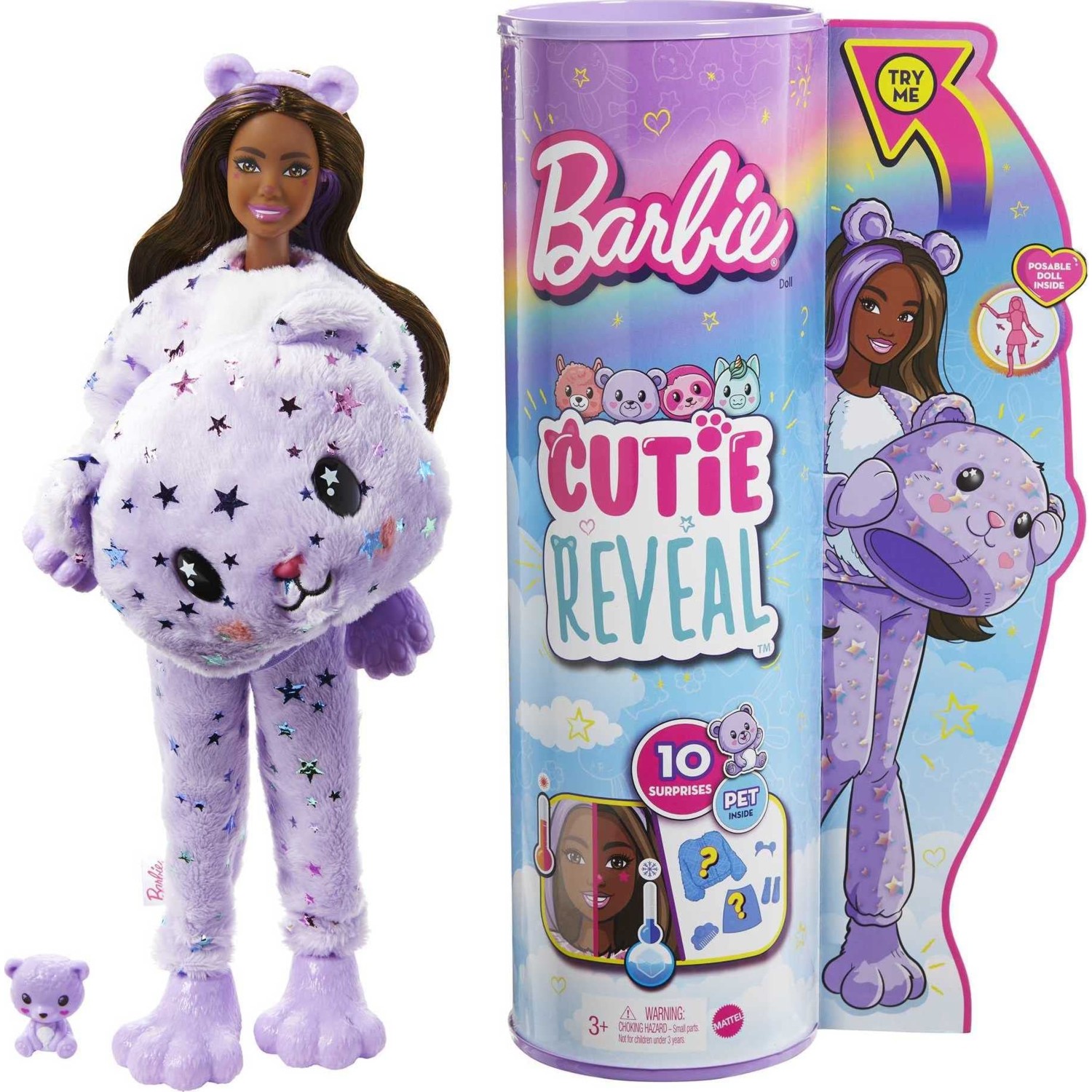 Кукла Barbie кукла в плюшевом костюме с зайчика кигуруми игровой набор кукла в пижаме с аксессуарами для девочки