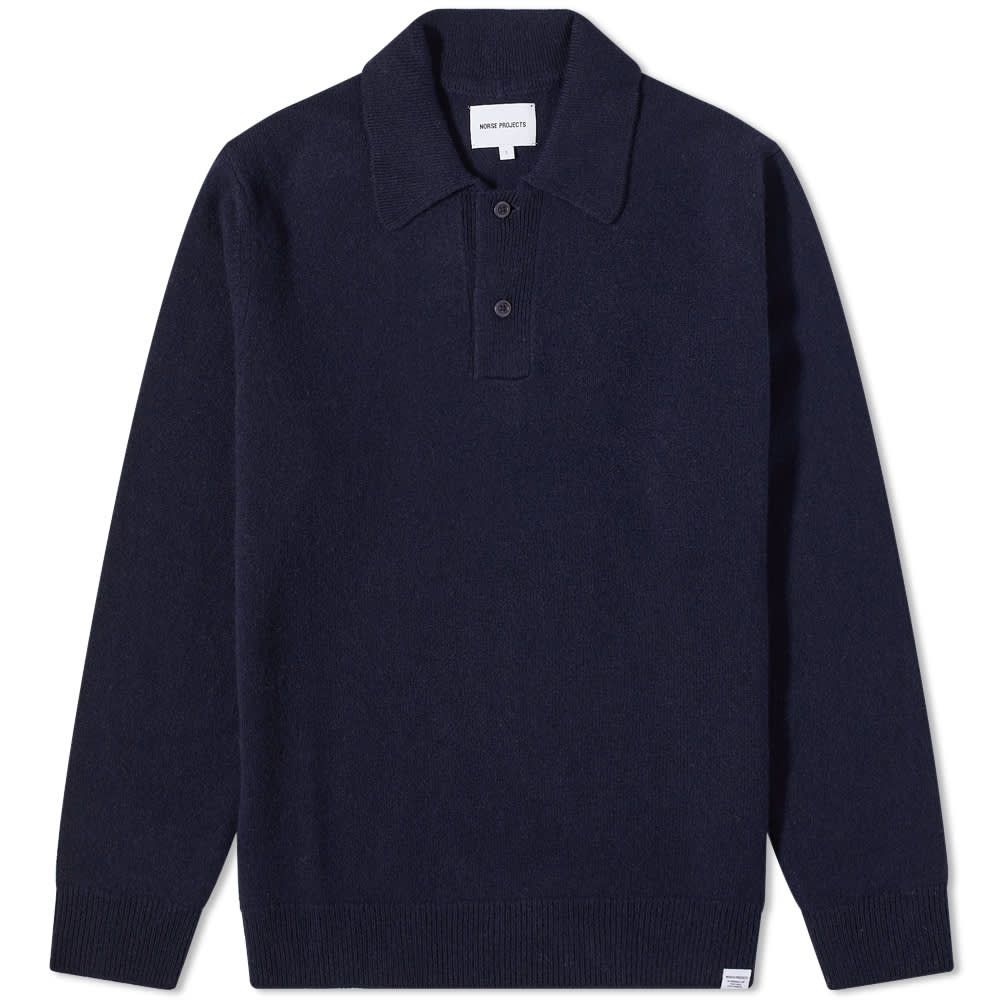 Футболка Norse Projects Marco Lambswool Polo кардиган norse projects adam lambswool черный