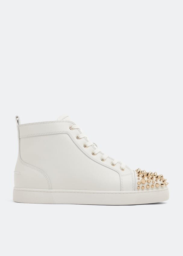 

Кроссовки CHRISTIAN LOUBOUTIN Lou Spikes sneakers, белый
