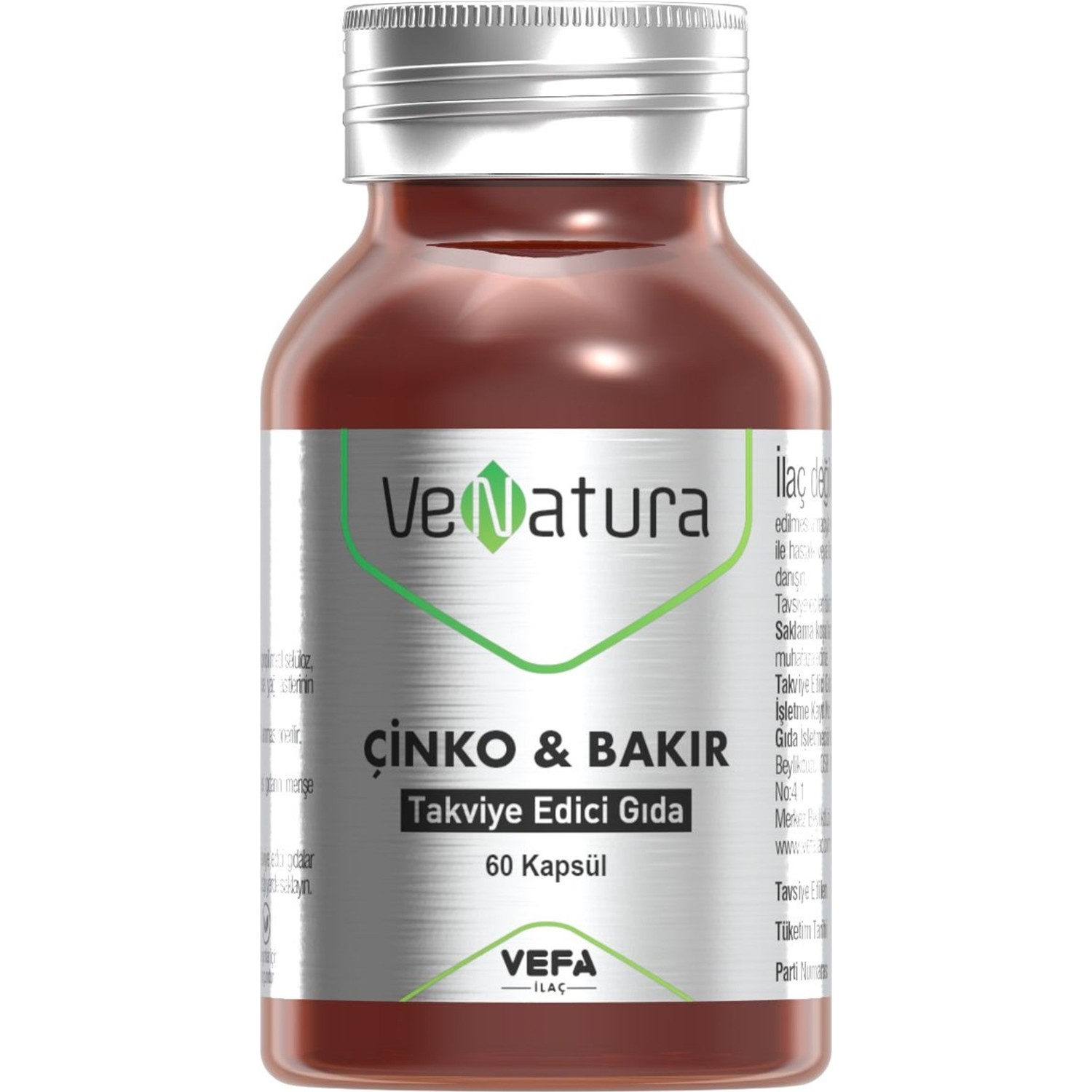 Цинк Venatura, 60 капсул пищевая добавка smnutrition для мужчин 60 капсул