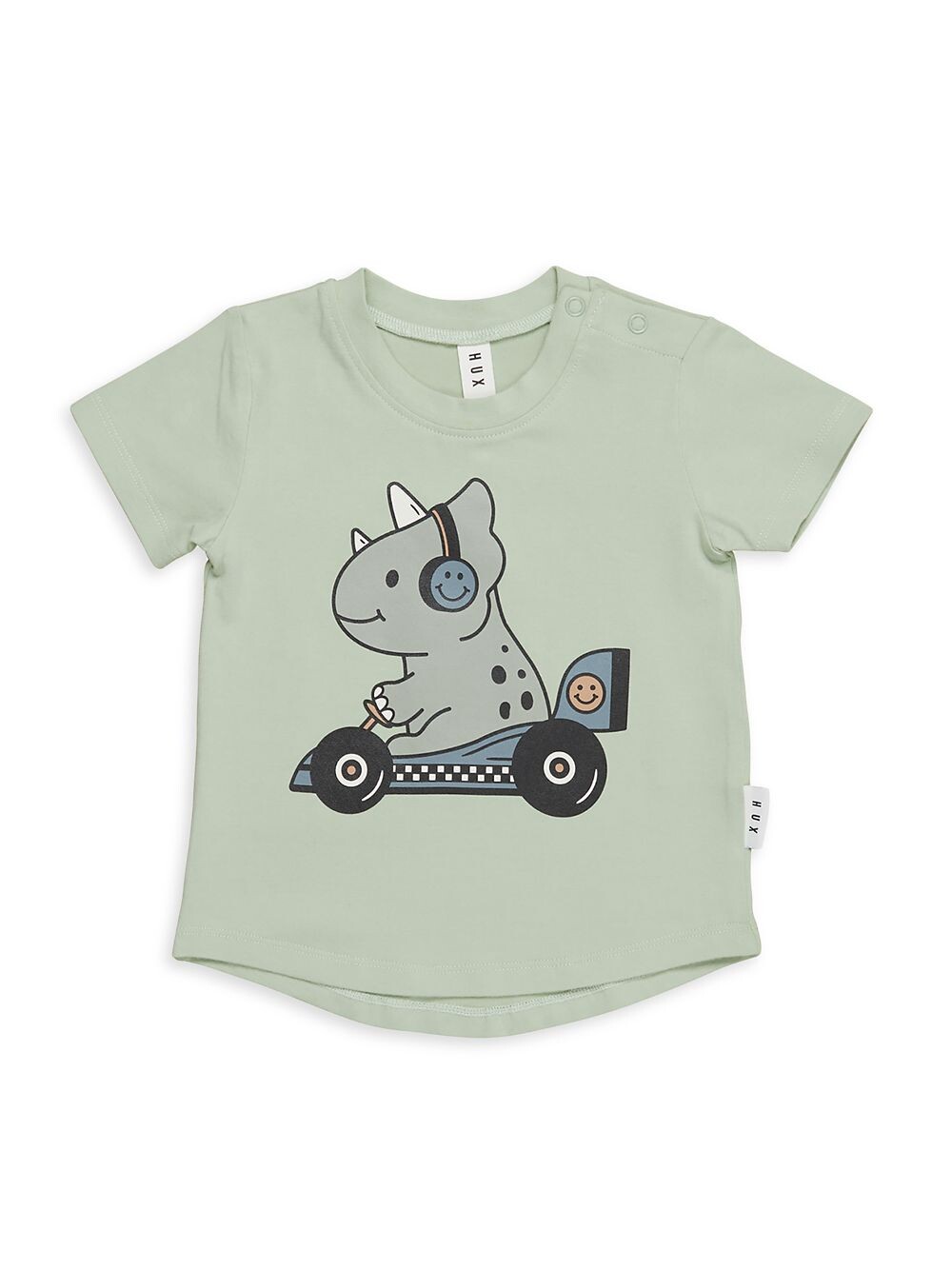 

Футболка Dino Racer для маленьких мальчиков, маленьких мальчиков Huxbaby