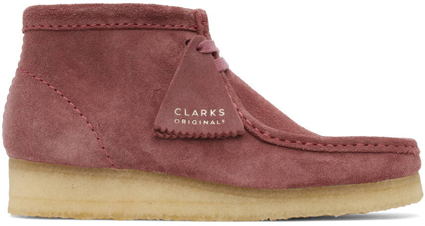 

Розовые сапоги Wallabee Clarks Originals