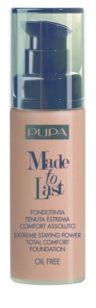 

Pupa Стойкий матирующий тональный крем Made To Last Total Comfort Foundation SPF10 030 30 мл