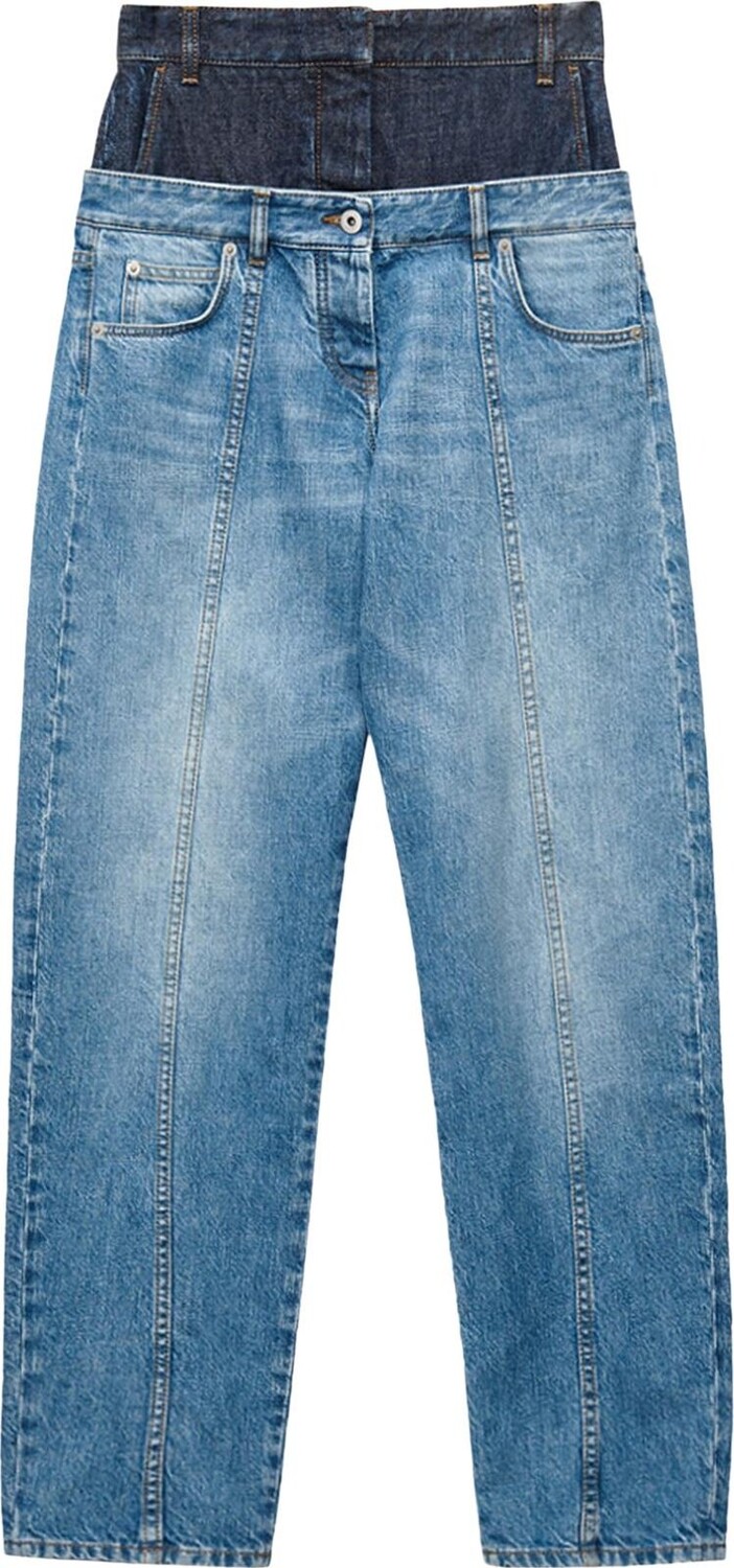 

Джинсы Loewe Trompe L'Oeil Jeans 'Blue Denim', синий