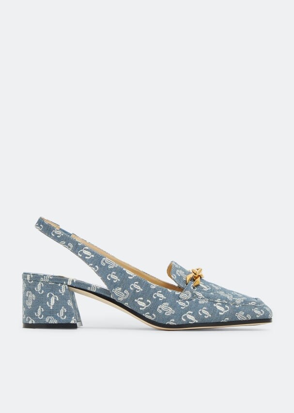 

Туфли JIMMY CHOO Diamond Tilda slingback pumps, синий