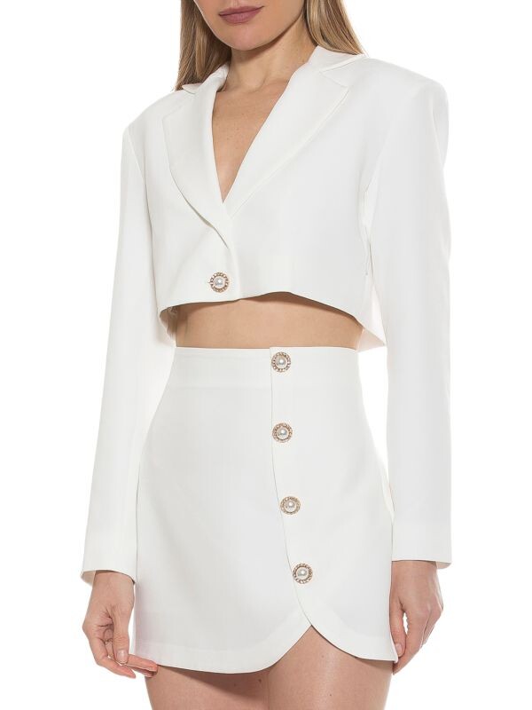 

Укороченная куртка jane Alexia Admor Ivory, Серый