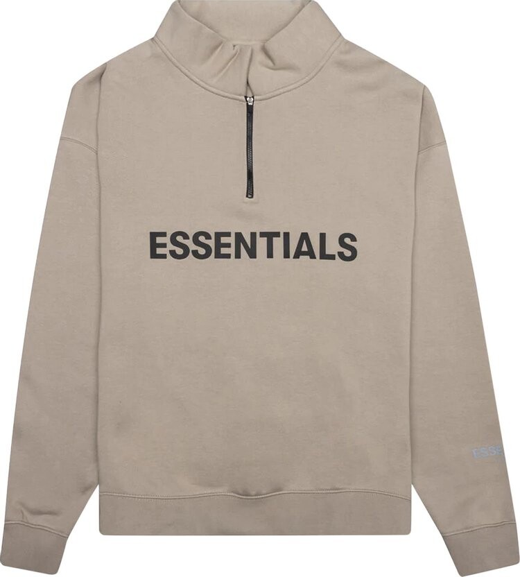 

Толстовка Fear of God Essentials Mockneck Half Zip 'Sage', зеленый