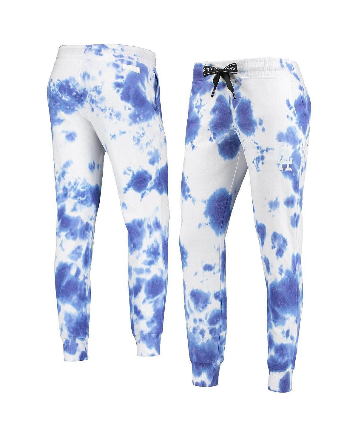 

Женские белые брюки-джоггеры Royal Los Angeles Dodgers Melody с принтом тай-дай DKNY