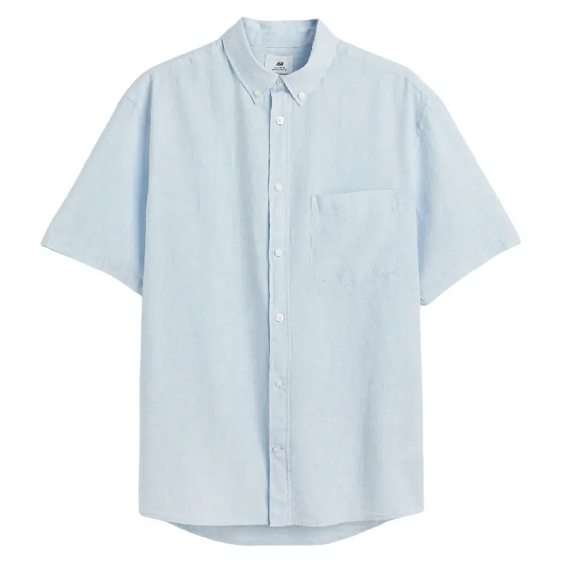 

Рубашка H&M Regular Fit, голубой
