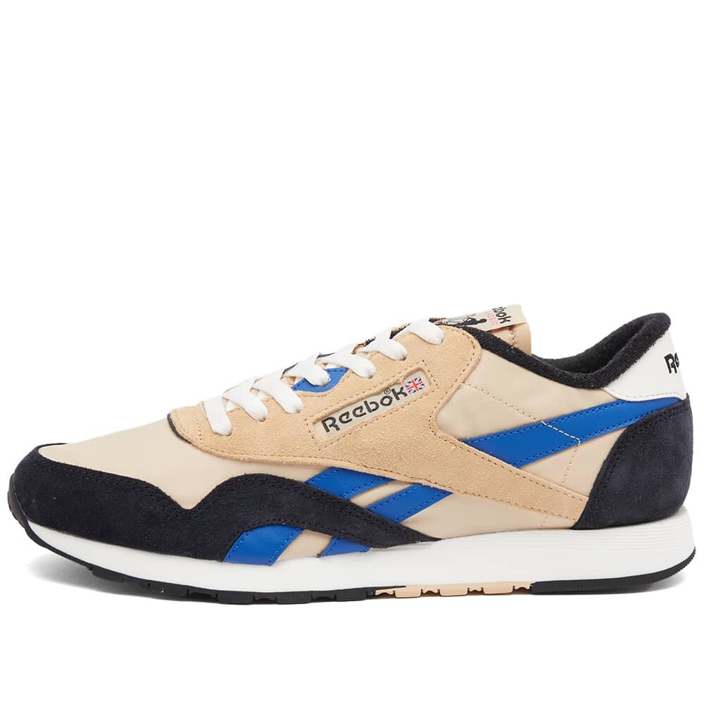 

Кроссовки Reebok Classic Nylon Vintage, черный/бежевый/синий