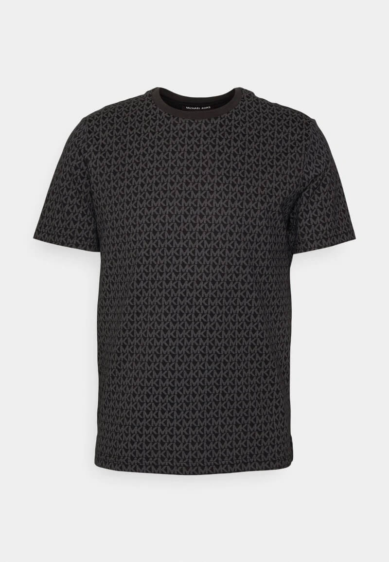 Футболка Michael Kors Sig Tee With Print, черный - фото