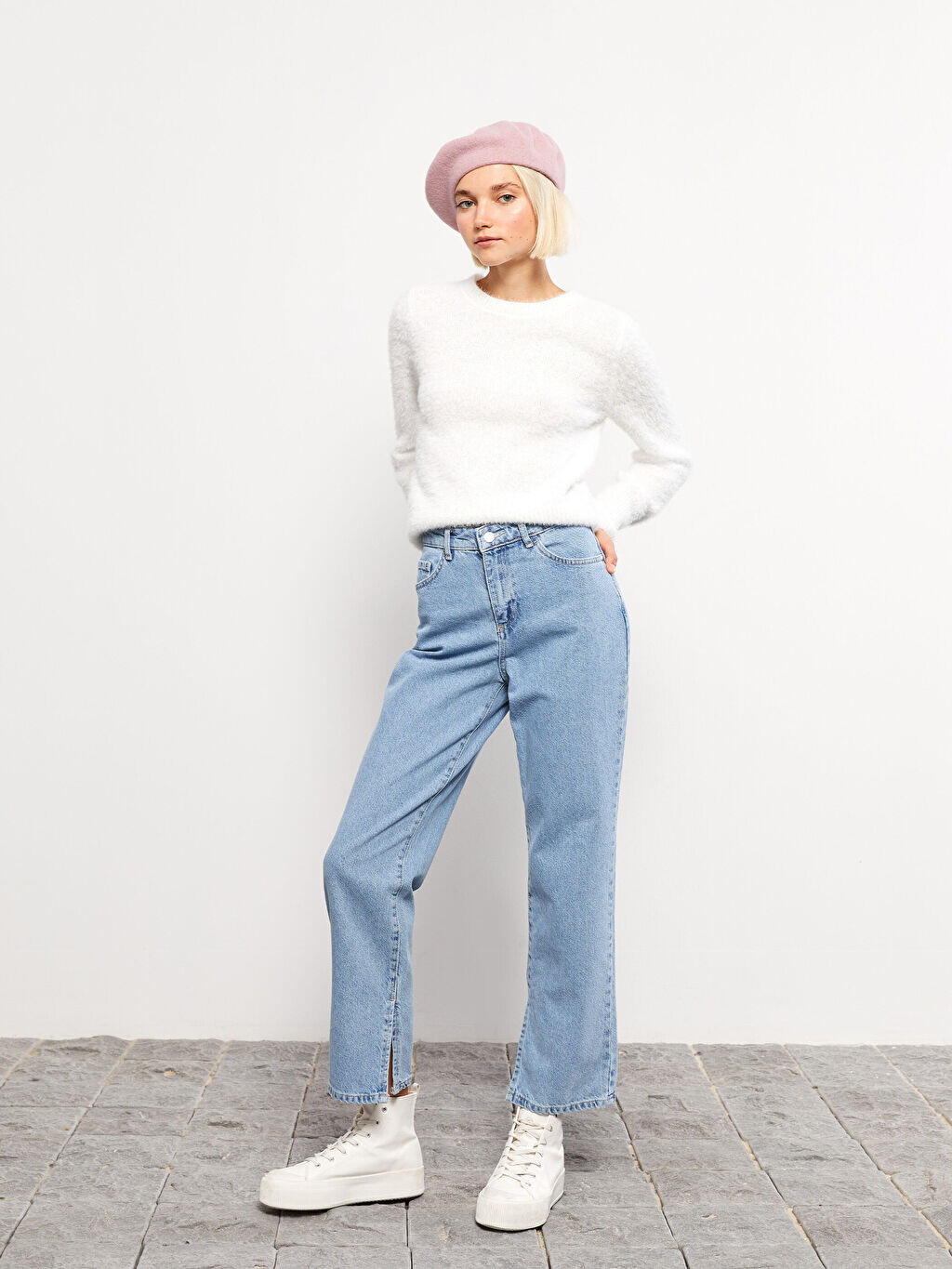 

Женские джинсы прямого кроя с высокой талией LCW Jeans