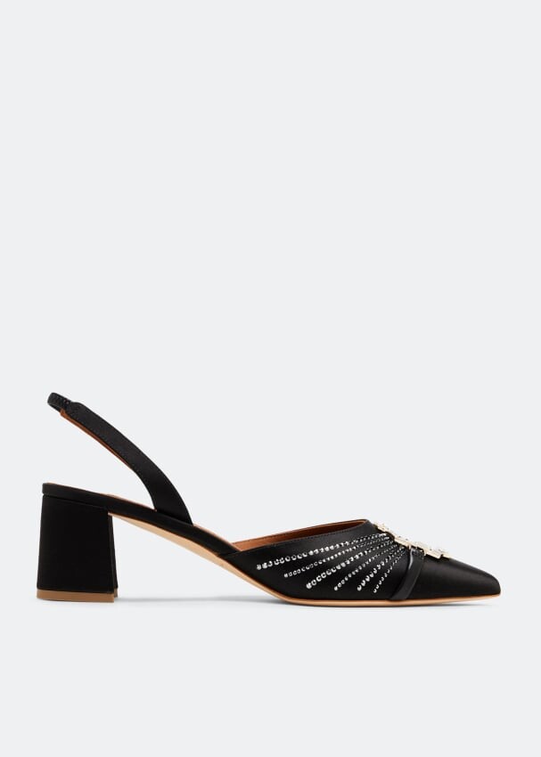 

Туфли MALONE SOULIERS Misha slingback pumps, черный