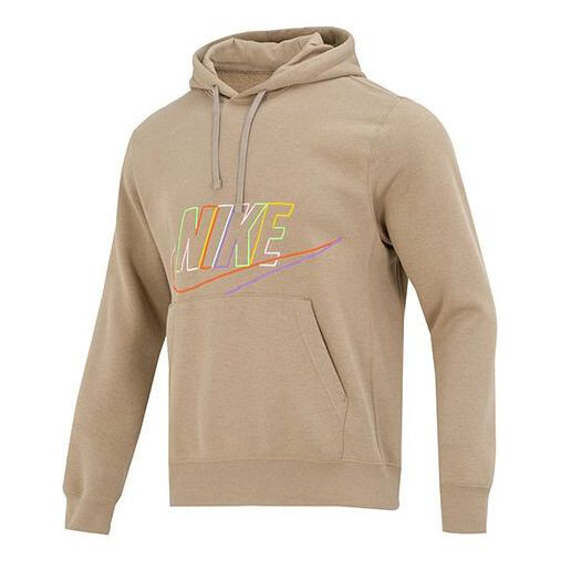 

Худи Nike AS M NK CLUB+ BB PO HOODIE MCF Logo DX0542-247, бежевый