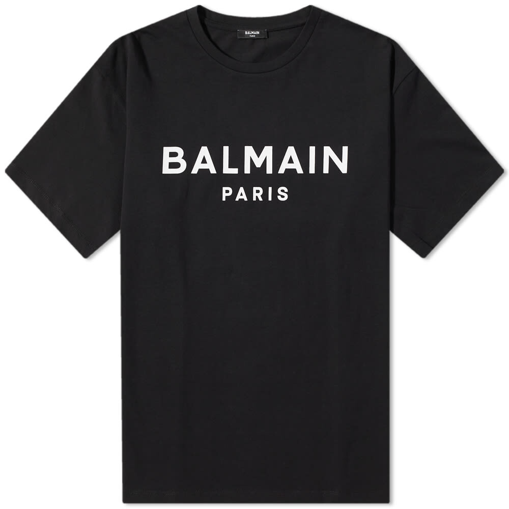 

Футболка Balmain Classic Paris Tee, Черный