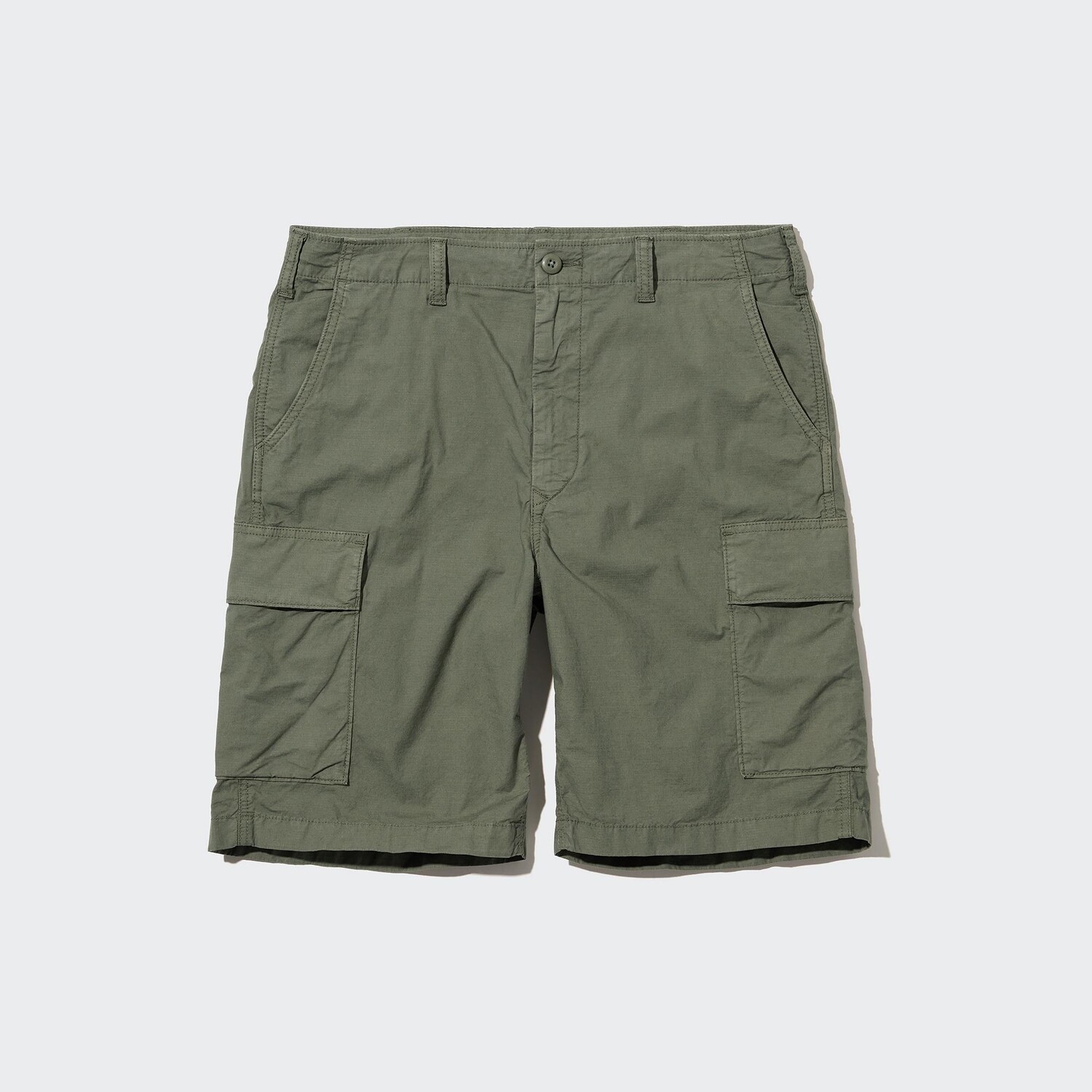 

Грузовые шорты UNIQLO, оливковый