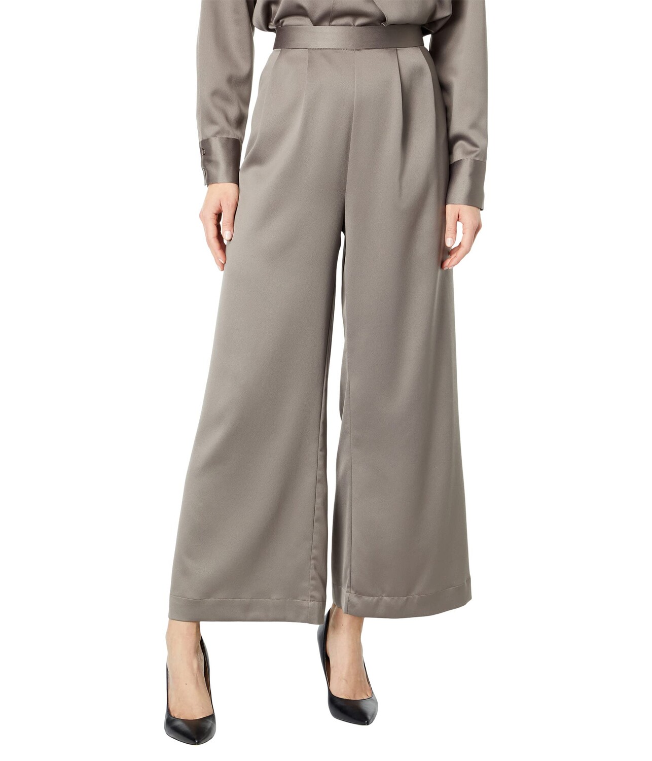 

Брюки H Halston, Wide Leg Cropped Pants