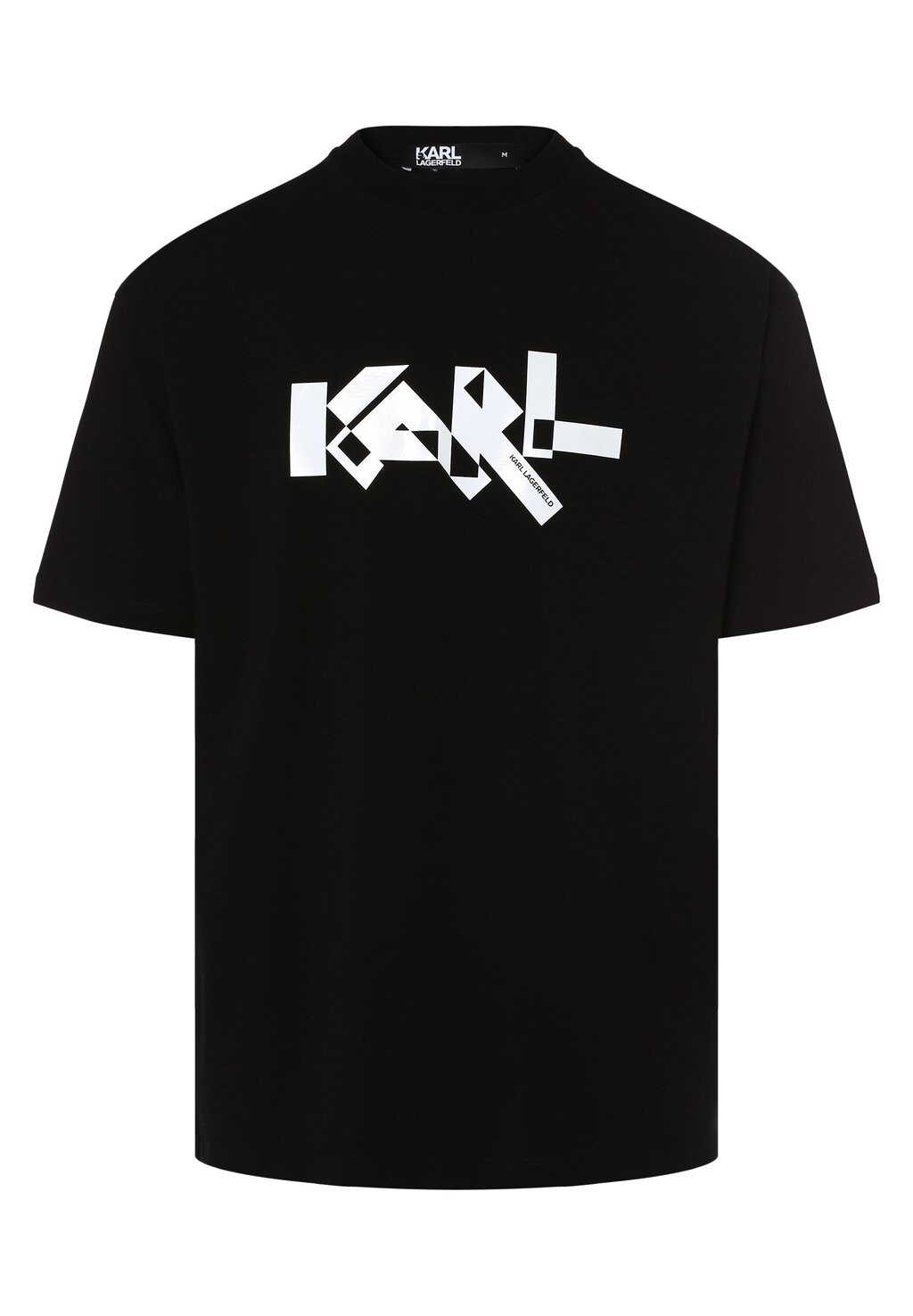 

Футболка с принтом KARL LAGERFELD, черный