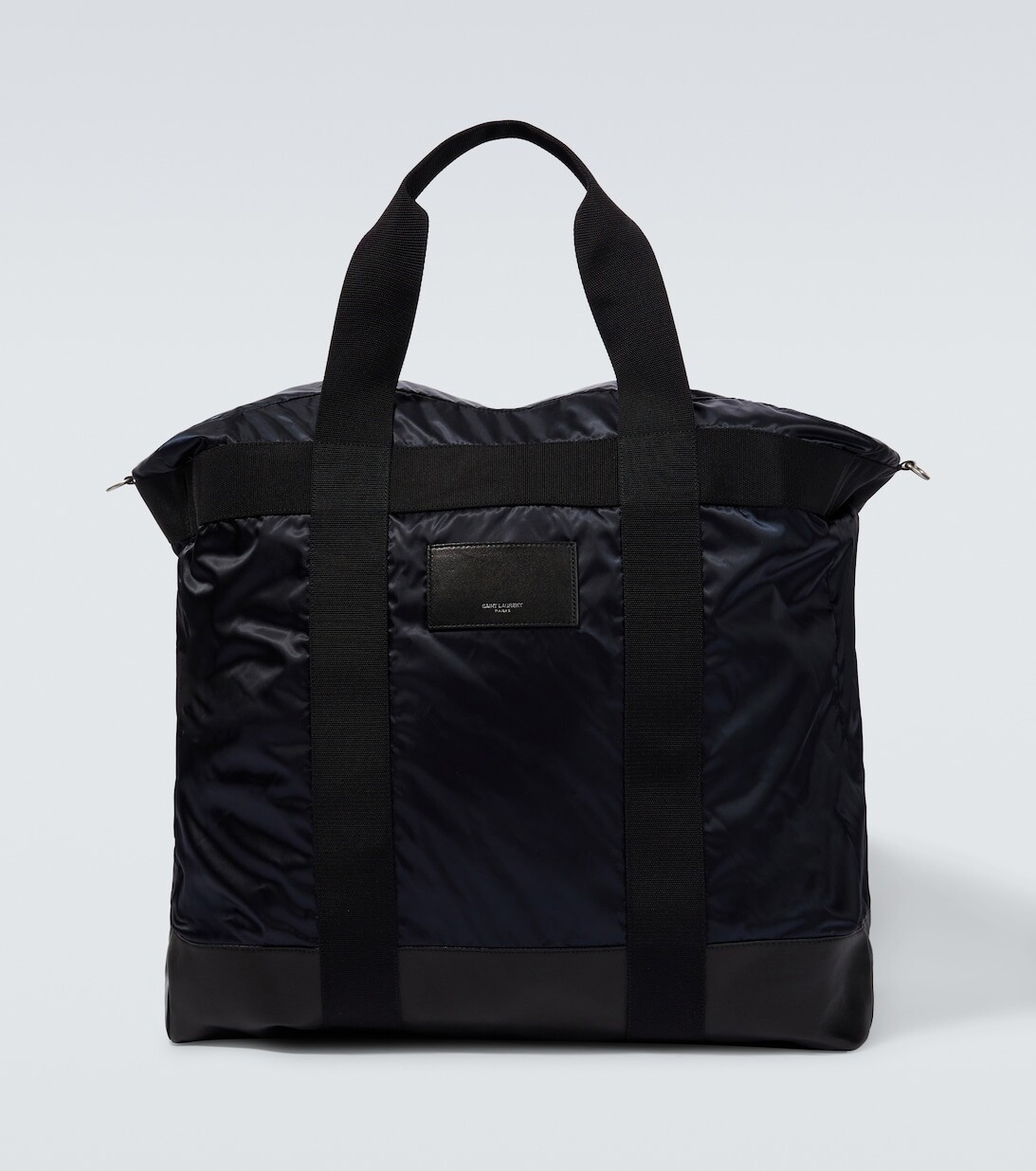 

Сумка-тоут City с кожаной отделкой Saint Laurent, синий