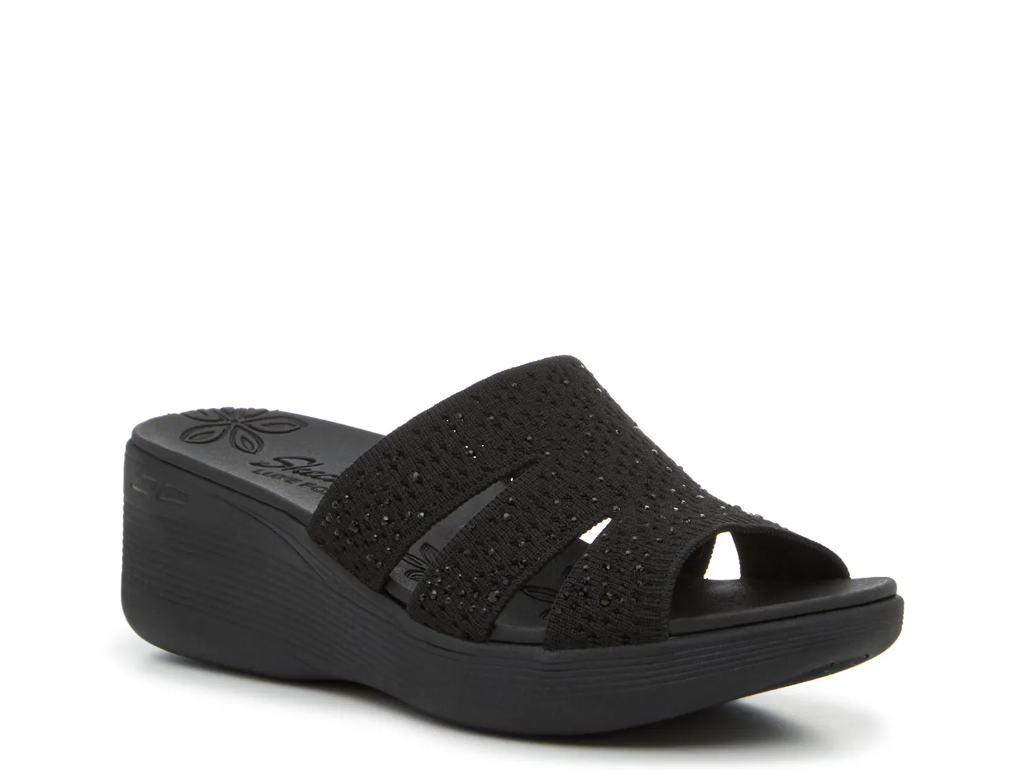 

Сандалии Pier Wedge Sandal Skechers, черный