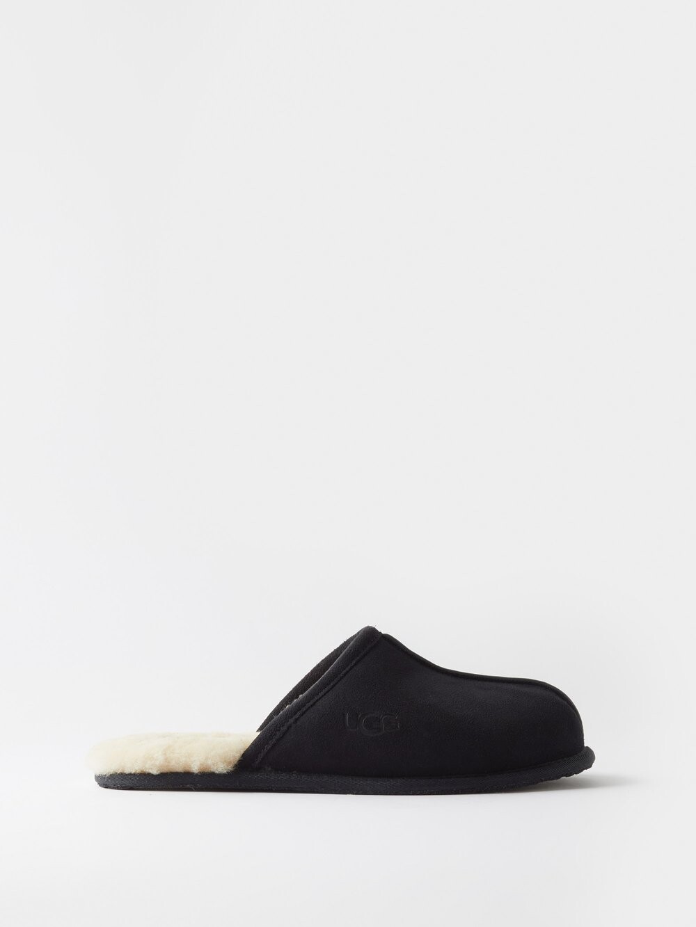 

Тапочки scuff без спинки на подкладке из овчины UGG, синий