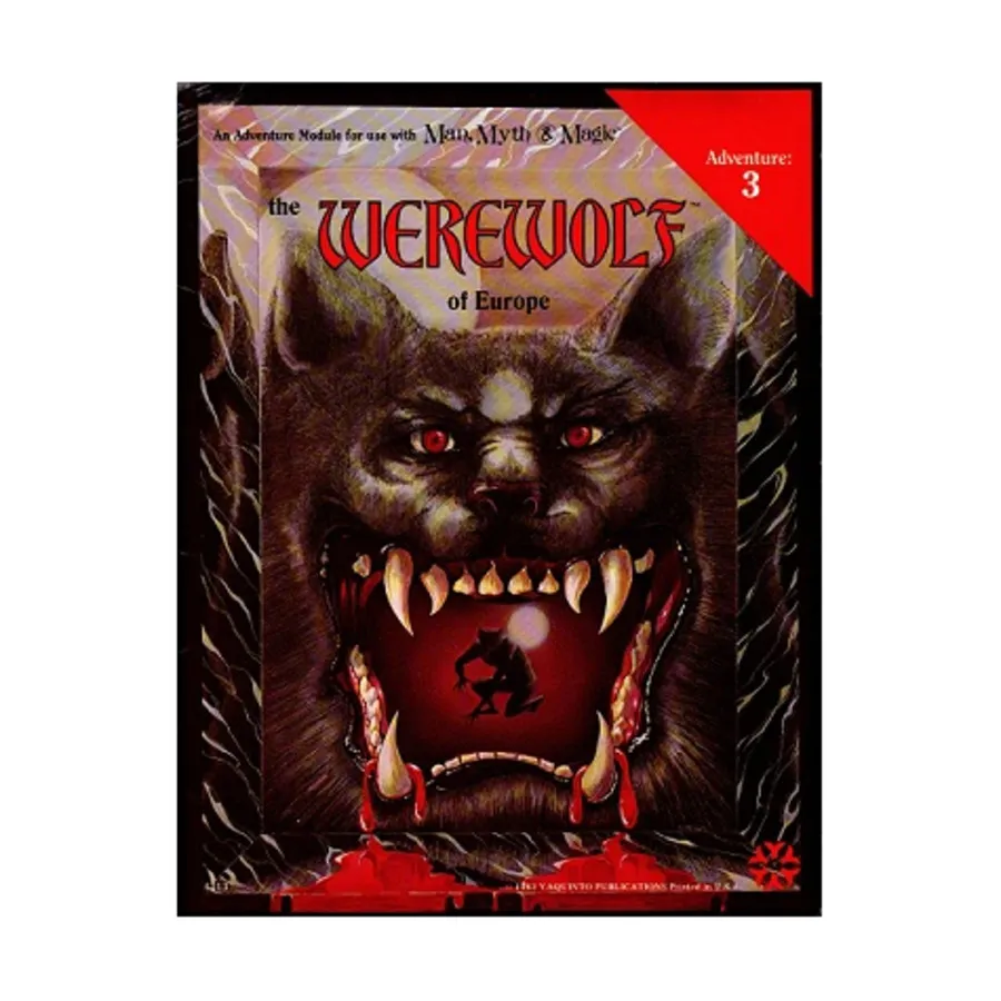 

Модуль Werewolf of Europe, Man, Myth & Magic