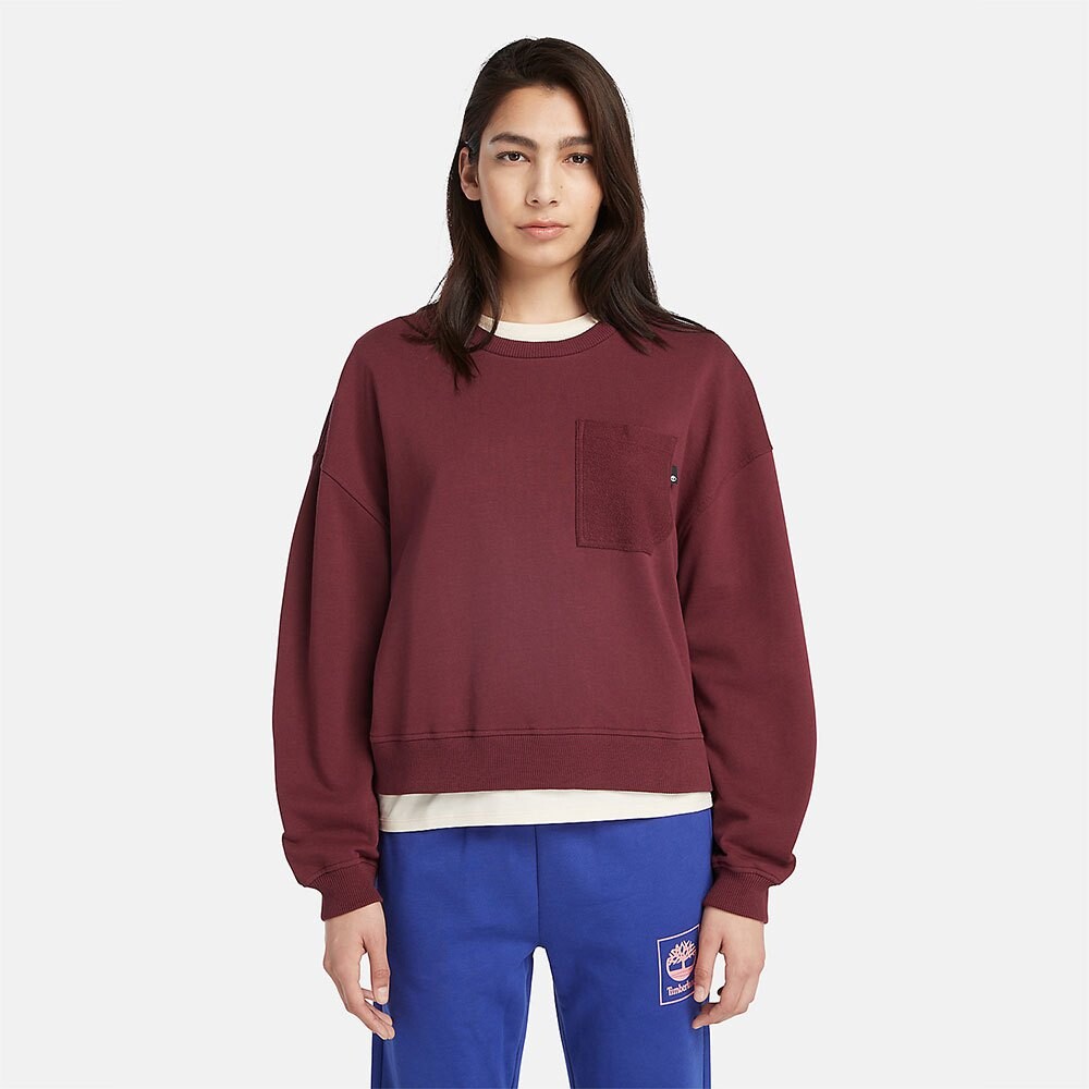 

Толстовка Timberland Mix Media Colour Block, красный