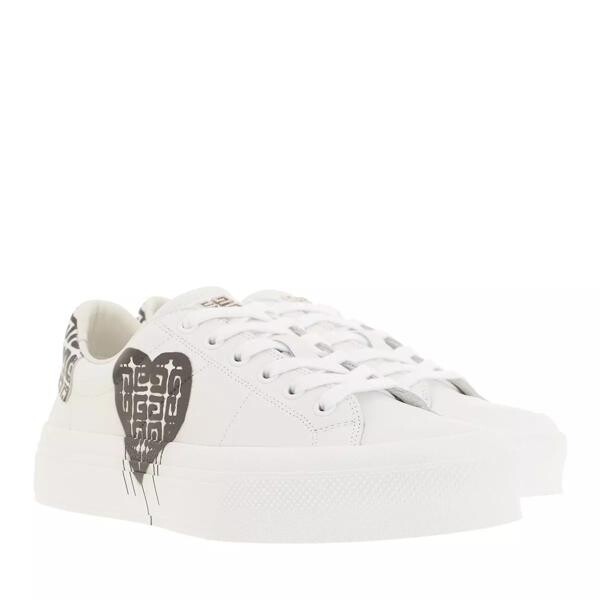 

Кроссовки heart sneakers leather white/black Givenchy, белый