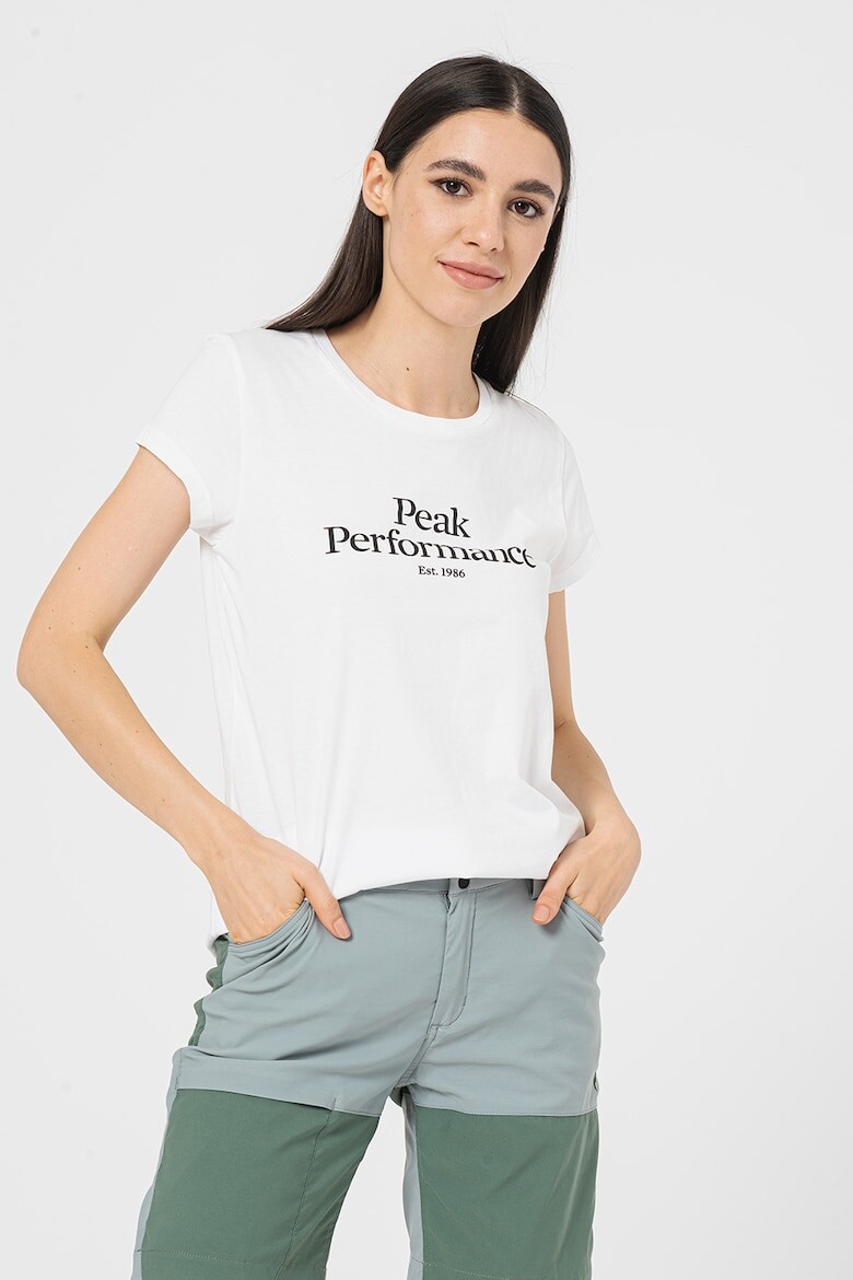 

Хлопковая футболка Original с логотипом Peak Performance, черный