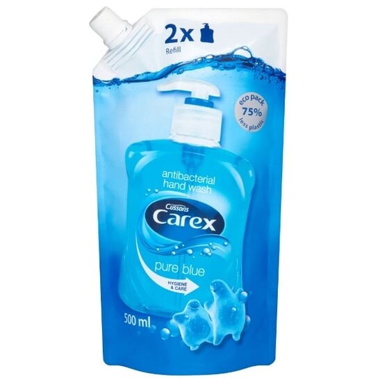 Антибактериальное жидкое мыло, 500 мл Carex, Pure Blue, Cussons