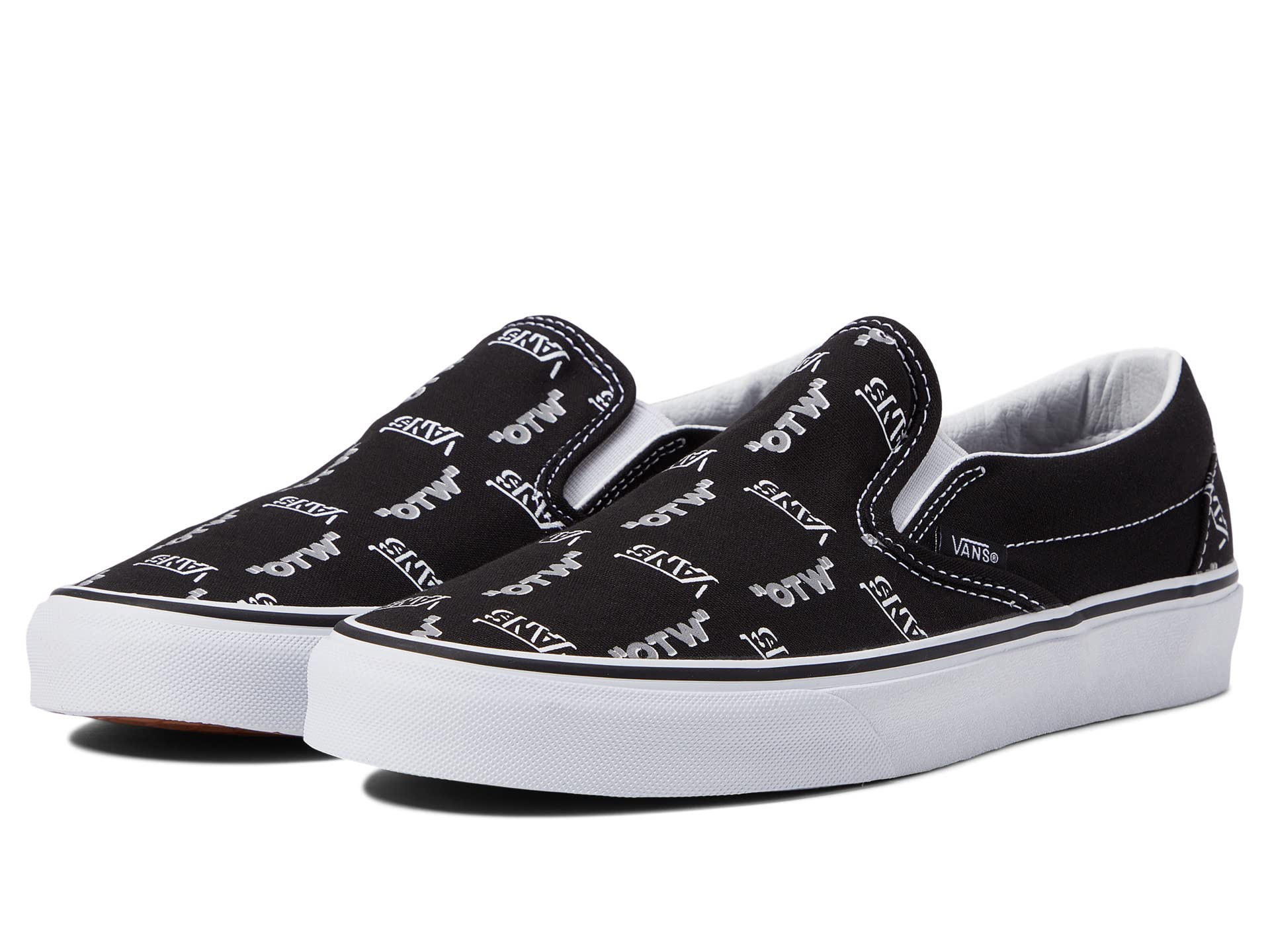 Кеды Vans, Classic Slip-On классическая обувь без шнуровки vans цвет black and white checker white