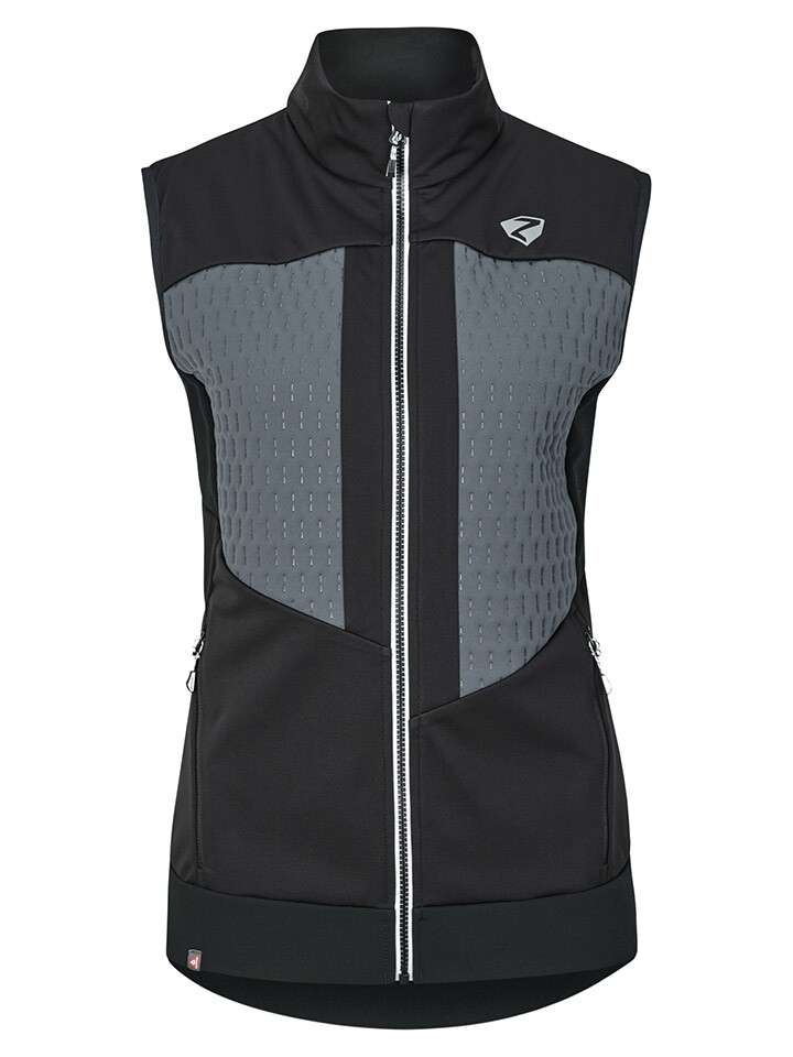 

Утепленный жилет Ziener Softshellweste Niya, цвет Schwarz/ Grau
