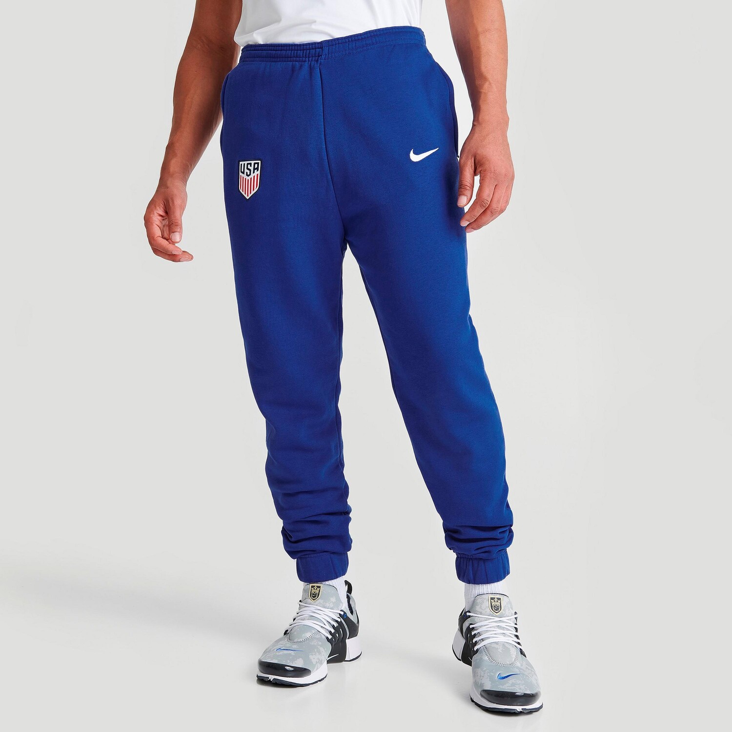

Мужские футбольные флисовые брюки Nike Sportswear U.S., синий