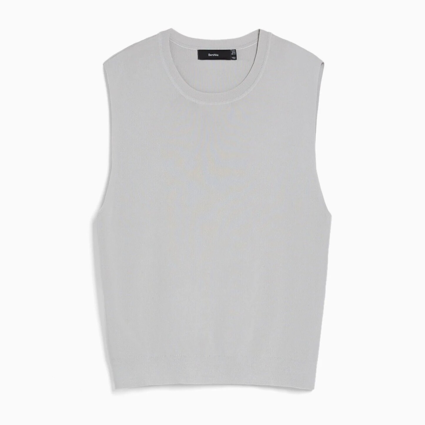 

Майка Bershka Sleeveless Knit, серый